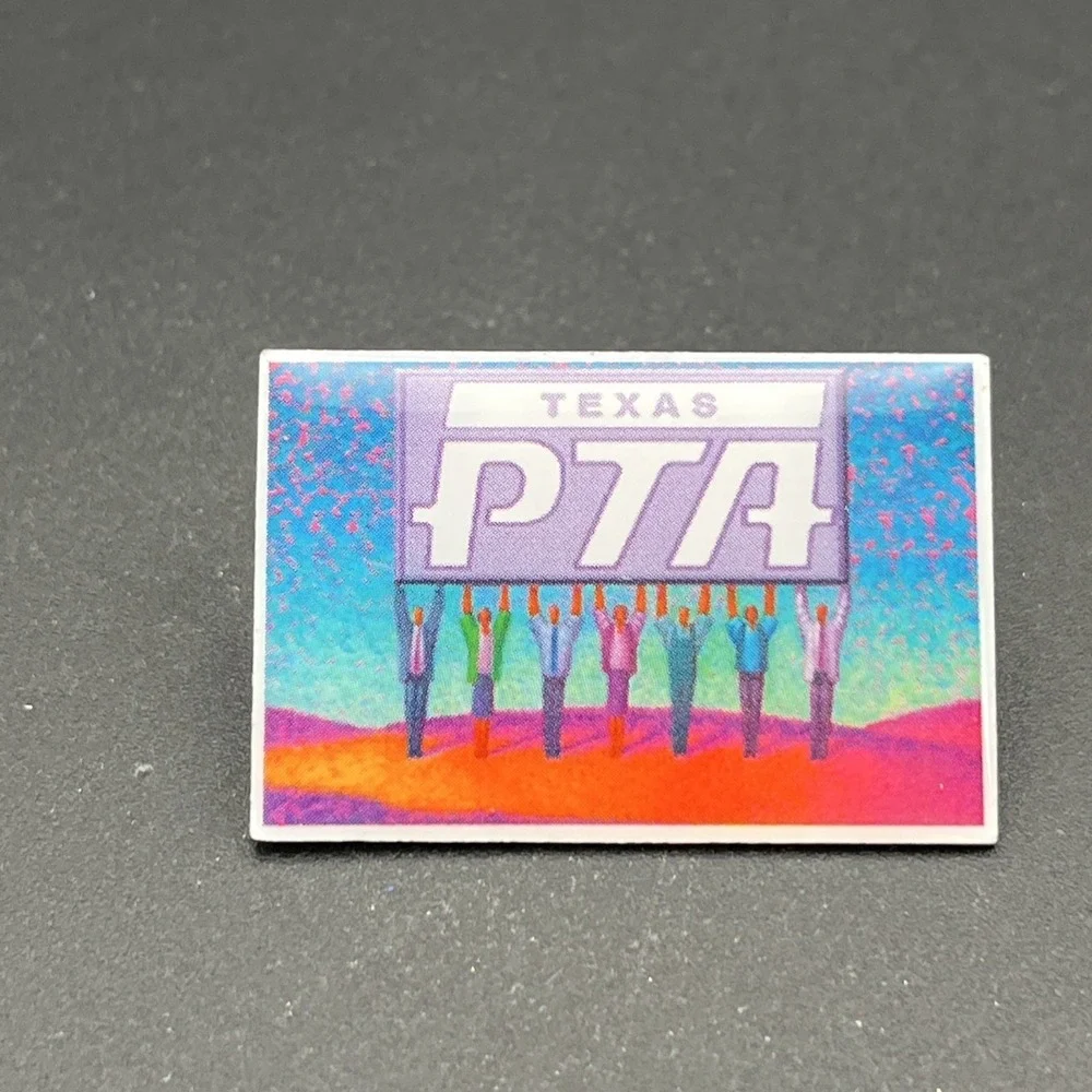 Texas PTA Parent Teacher Association Lapel‎ Hat Pin